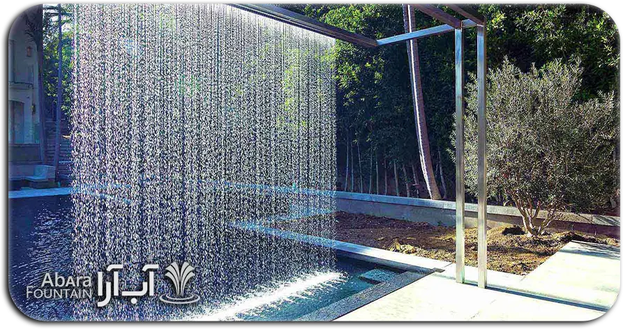 انواع آبنمای دکوراتیو