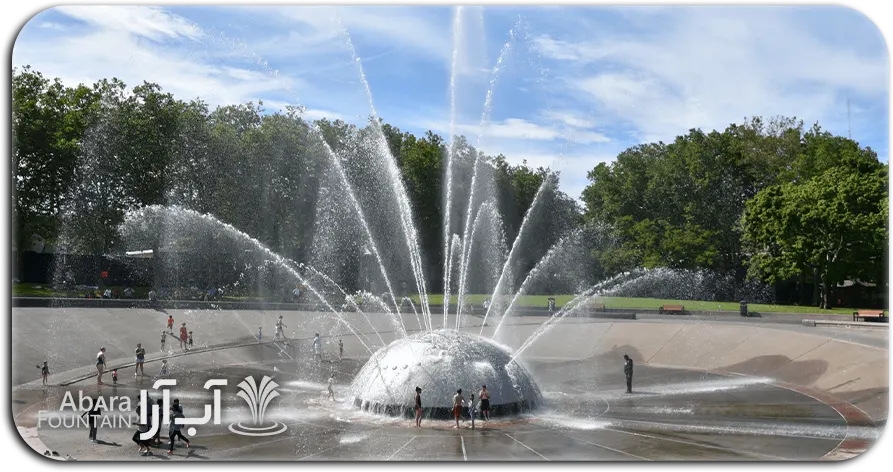 ویژگی‌های آبنمای اینتراکتیو