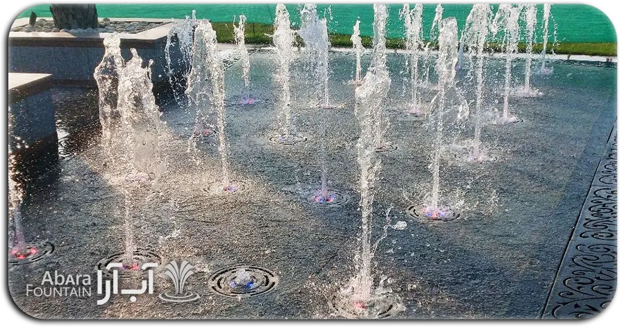 پیمانکار آبنمای کف خشک